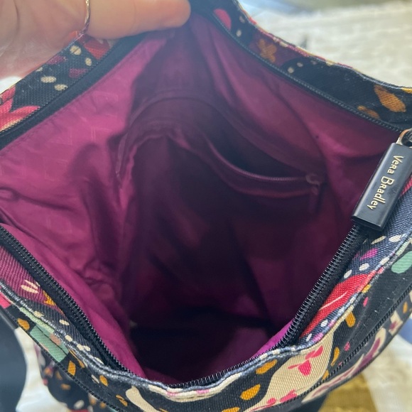 Vera Bradley Trio Zip Hipster Painted Paisley Womens Crossbody Casual Everyday - Picture 3 of 7